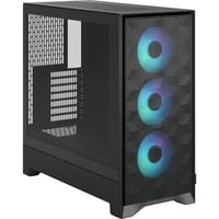 Fractal Design Pop 2 Air RGB midi tower behuizing Zwart | 1x USB-A | 1x USB-C | RGB | Tempered Glass