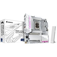 GIGABYTE B860M A ELT WF6E ICE socket 1851 moederbord Wit, RAID, 2,5Gb-LAN, Wi-Fi 7, BT, Sound, µATX