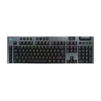 Logitech G915 X LIGHTSPEED Low-Profile Wireless Gaming Keyboard Zwart, US-International lay-out (QWERTY), GL Tactile, 100%, Double-Shot PBT, RGB, LIGHTSPEED draadloos / Bluetooth / USB-C