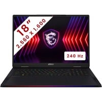 MSI Raider A18 HX (A7VIG-003BE) 18"  gaming laptop Zwart | Ryzen 9 7945HX | RTX 4090 | 32 GB | 2 TB SSD | 240 Hz