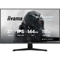 iiyama G-Master Black Hawk G2741QSU-B1 27" gaming monitor Zwart, 144 Hz, HDMI, DisplayPort, USB, Audio