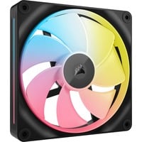 Corsair iCUE LINK LX140-R RGB Reverse case fan Zwart, 140 x 140 x 25 mm, PWM