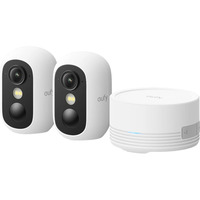 Eufy Security eufyCam C35 2-Cam Kit beveiligingscamera Wit, 2 stuks + Homebase Mini