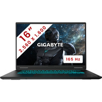 GIGABYTE GAMING A16 PRO DHX (DXHG4BECC4SH) 16"  gaming laptop Zwart | Core 7 240H | RTX 5070 Ti | 32 GB | 1 TB SSD | 165 Hz