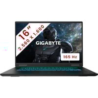 GIGABYTE GAMING A16 PRO (DXHG4BECC4SH) 16"  gaming laptop Zwart | Core 7 240H | RTX 5070 Ti | 32 GB | 1 TB SSD | 165 Hz