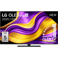 LG OLED evo AI G5 55" Ultra HD OLED-tv Zwart, 4x HDMI, 3x USB, Optisch, Bluetooth, LAN, WLAN, HDR10, Dolby Vision