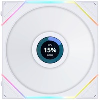 Lian Li UNI FAN TL 140 LCD Reverse RGB case fan Wit, 140 x 144 x 28 mm