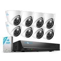 Reolink RLK16-1200D8-A 4MM beveiligingsset  beveiligingscamera Wit, 8 stuks, 12MP Ultra HD, PoE, 4 TB