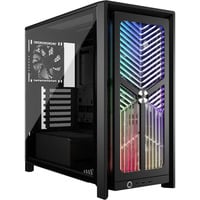 Corsair FRAME 4000X RS midi tower behuizing Zwart | 2x USB-A | 1x USB-C | RGB | Tempered Glass