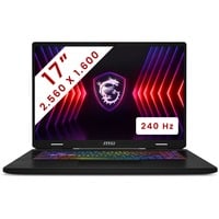 MSI Crosshair 17 HX AI (D2XWGKG-004BE) 17" gaming laptop Grijs | Core Ultra 9 275HX | RTX 5070 | 16 GB | 1 TB SSD | 240 Hz