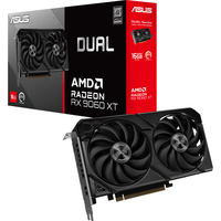 ASUS DUAL Radeon RX 9060 XT 16GB grafische kaart 2x DisplayPort, 1x HDMI