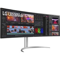 LG UltraWide 49WQ95C-W 49" Curved monitor Wit, 2x HDMI, 1x DisplayPort, 3x USB-A, 1x USB-C, 144 Hz