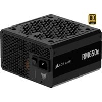 Corsair RM650e (2024), 650 Watt voeding  Zwart, 4x PCIe, Kabel-Management