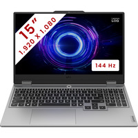 Lenovo LOQ 15AHP10 (83JG00CFMB) 15.6"  gaming laptop Grijs | Ryzen 7 250 | RTX 5060 | 16 GB | 1 TB SSD | 144 Hz