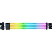 Lian Li Strimer Wireless PW8-1W-CPU - 2x8-pin CPU verlengkabel 0,26 meter, RGB leds