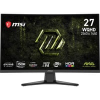 MSI MAG 275CQDF X24 27" curved gaming monitor Zwart, 1x DisplayPort, 2x HDMI, 240 Hz / 400 Hz