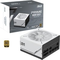 ASUS Prime Gold, 850 Watt voeding  Wit/zwart, 3x PCIe, 1x 12VHPWR, Kabelmanagement