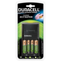 Duracell Hi-Speed Advanced Charger CEF27 oplaadstation Zwart, 2x AA- en 2x AAA-batterijen