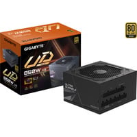 GIGABYTE UD850GM PG5 V2, 850 Watt voeding  Zwart, 1x 12V-2x6, 4x PCIe, kabelmanagement