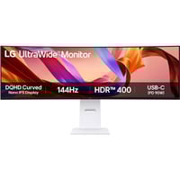 LG UltraWide 49U950A-W 49" Curved monitor Wit, HDMI, DisplayPort, USB-C, 144 Hz