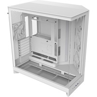 NZXT H9 Flow RGB midi tower behuizing Wit (mat) | 2x USB-A | 1x USB-C | RGB | Tempered Glass