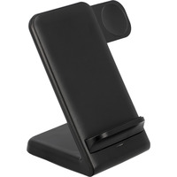 Just in Case 3-in-1 Wireless Charger Stand 15 W Zwart