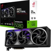 ASUS GeForce RTX 5080 ROG ASTRAL GAMING OC grafische kaart DLSS 4, 3x DisplayPort, 2x HDMI 2.1