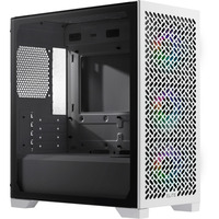 Cooler Master  mini tower behuizing Wit | 1x USB-A | 1x USB-C | RGB | Window