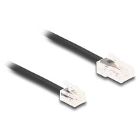 DeLOCK RJ-45 naar RJ-11 telefoonkabel Zwart, 3 meter