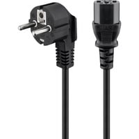 goobay Eurostekker > C13 kabel Zwart, 3 meter