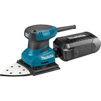 Makita 230 V Vlakschuurmachine BO4565K Blauw/zwart, In koffer