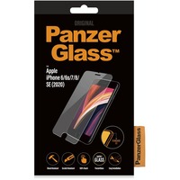 PanzerGlass iPhone 6/7/8/SE (2020) beschermfolie Transparant/zwart