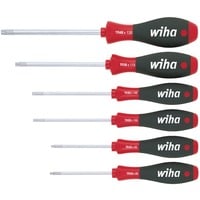 Wiha Schroevendraaierset SoftFinish 24506 Zwart/rood