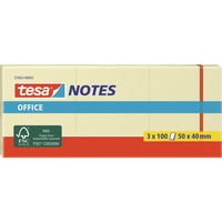 tesa tesa OfficeNotes 3x100Blatt ye 50mmx40mm sticker Geel