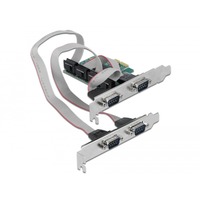 DeLOCK PCI Express Card to 4x Serial RS-232 interface kaart 