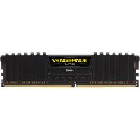 Corsair 16 GB DDR4-2400 werkgeheugen Zwart, CMK16GX4M1A2400C14, Vengeance LPX, XMP