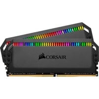 Corsair 32 GB DDR4-3600 Kit werkgeheugen Zwart, CMT32GX4M2Z3600C18, Dominator Platinum RGB, XMP 2.0, AMD Ryzen Optimized