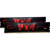 G.Skill 16 GB DDR4-2666 (2x 8 GB) Kit werkgeheugen Zwart, F4-2666C19D-16GIS, Aegis