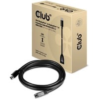 Club 3D Mini-DisplayPort naar DisplayPort 1.4 (female) verlengkabel Zwart, 1 meter