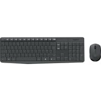 Logitech MK235 draadloze desktopset Zwart, US-International lay-out (QWERTY)