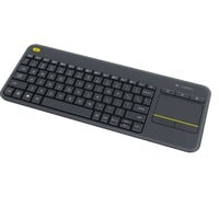 Logitech Wireless Touch K400 Plus, toetsenbord Donkergrijs, BE Lay-out