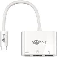 goobay USB-C Multiport adapter Wit