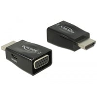 DeLOCK HDMI-A naar VGA adapter Zwart