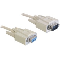 DeLOCK Serial RS-232 extension 9-Pin male naar 9-Pin female kabel 2 meter