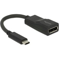 DeLOCK USB-C > Displayport adapter Zwart, DP Alt Mode, 4K 60 Hz