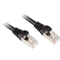 Sharkoon Cat.6 netwerkkabel Zwart, 10 meter, SFTP, RJ-45