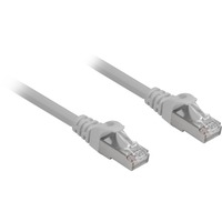 Sharkoon Cat.6a netwerkkabel Grijs, 15 meter, SFTP, RJ-45, Halogeenvrij