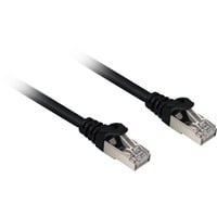 Sharkoon Netwerkkabel SFTP, RJ-45 met Cat.6a Zwart, 0,25 meter, Halogeenvrij