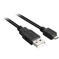 Sharkoon USB-A 2.0 naar micro-USB-B kabel Zwart, 0,5 meter