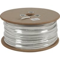 goobay Cat.6 netwerkkabel Grijs, 100 meter, S/FTP, RJ-45, Kabelrol